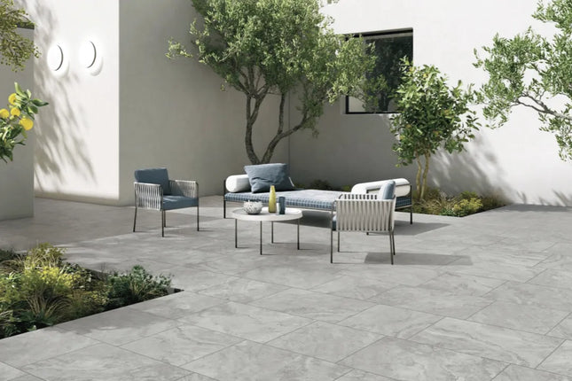 Outdoor Travertine Look Baron Grey Paver 400X600X20