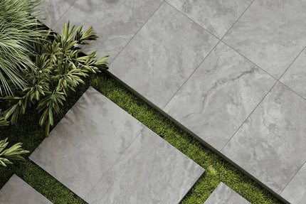 Outdoor Travertine Look Baron Grey Paver 400X600X20