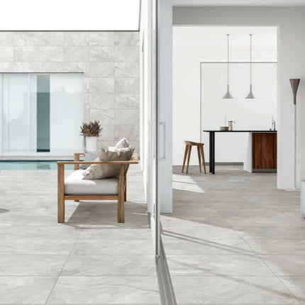 Outdoor Travertine Look Baron Light Grey Paver 400X600X20