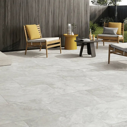 Outdoor Travertine Look Baron Light Grey Paver 400X600X20