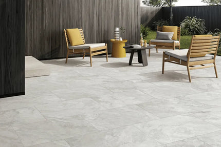 Outdoor Travertine Look Baron Light Grey Paver 400X600X20