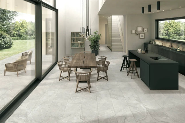 In/Out Travertine Look Baron Light Grey 300X600