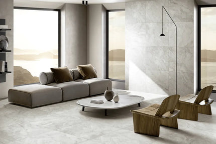 In/Out Travertine Look Baron Light Grey 600X600