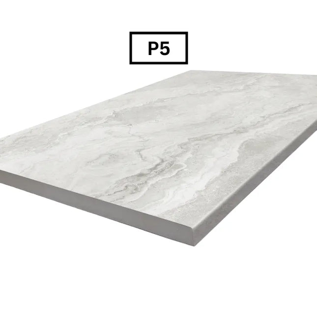 Travertine Look Baron Light Grey Pencil Edge Coping 400X600X20