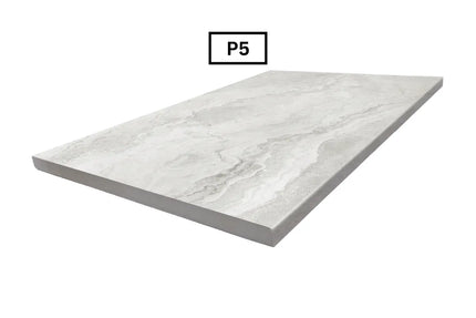 Travertine Look Baron Light Grey Pencil Edge Coping 400X600X20