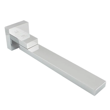 Bathroom Block Series Wall Bath Spout Chrome ,