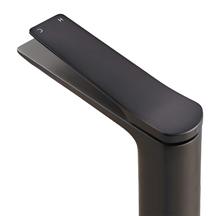 Bathroom Hash Series Basin Mixer Brushed Gunmetal Grey ,