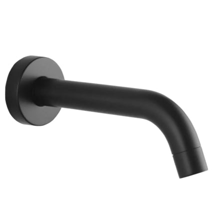 Bathroom Louis Lever Series Curved Bath Wall Spout Black ,