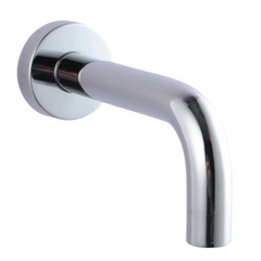 Bathroom Louis Lever Series Curved Bath Wall Spout Chrome ,