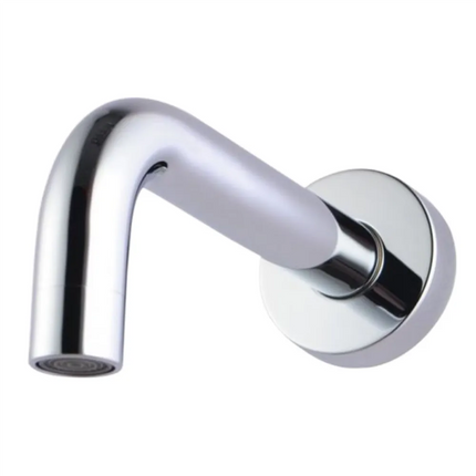Bathroom Louis Lever Series Curved Bath Wall Spout Chrome ,