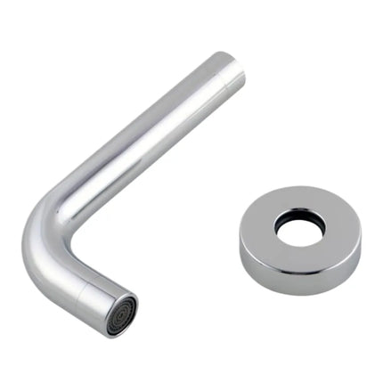 Bathroom Louis Lever Series Curved Bath Wall Spout Chrome ,