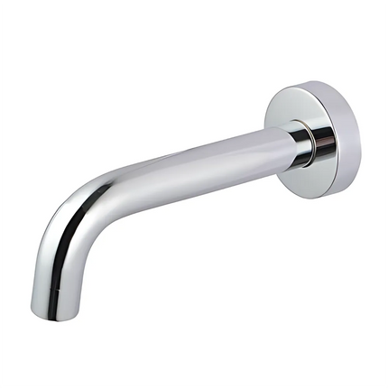 Bathroom Round Petra Wall Spout & Mixer in Chrome ,