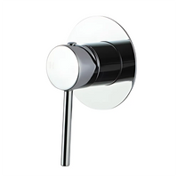 Bathroom Round Petra Wall Spout & Mixer in Chrome ,