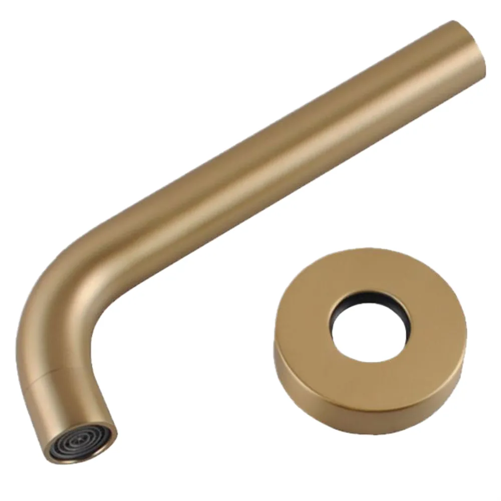 Bathroom Petra Series Wall Bath Spout Brushed Yellow Gold ,