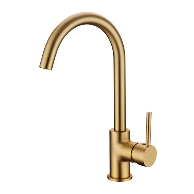 Kitchen Petra Brushed Yellow Gold 360° Swivel Sink Mixer ,