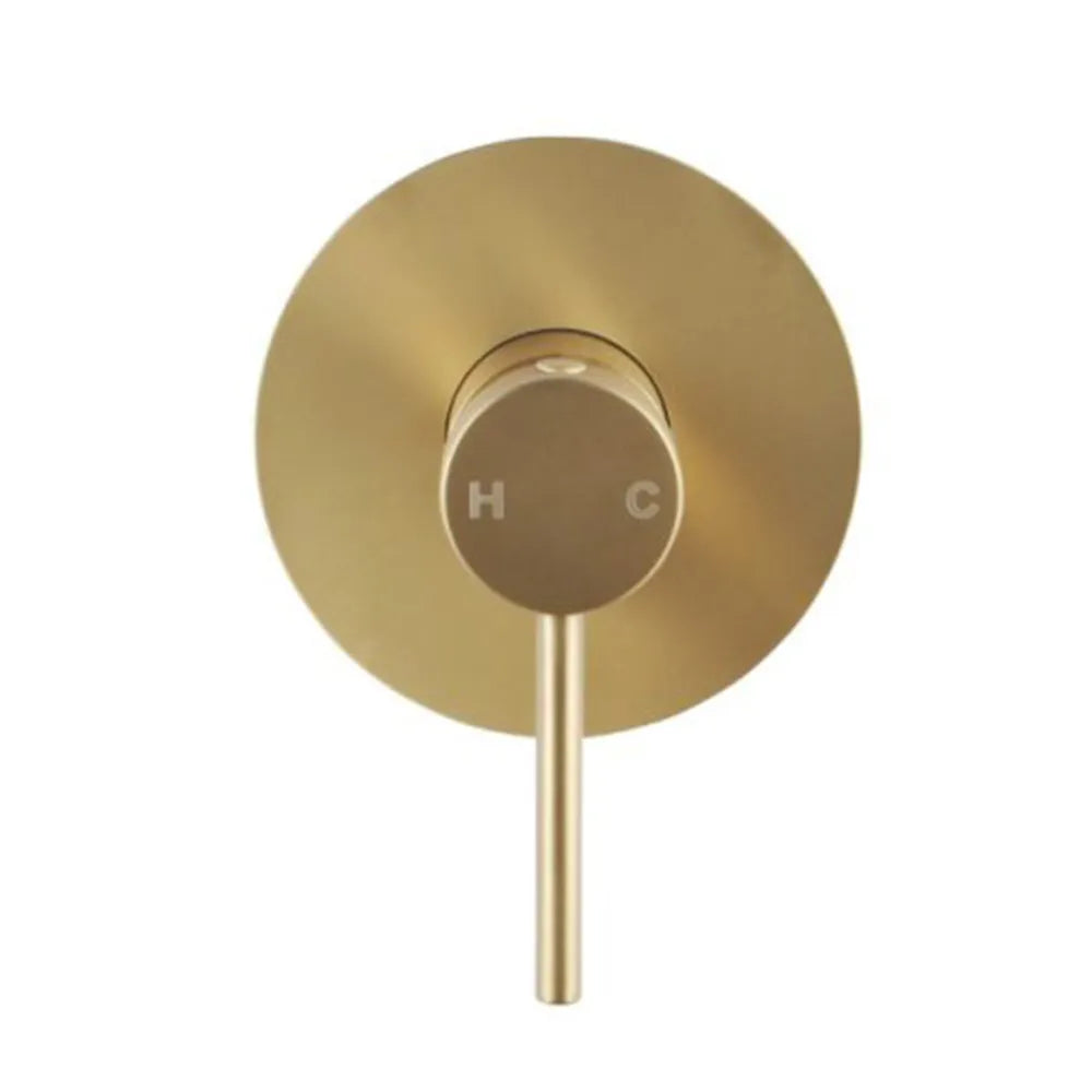 Bathroom Petra Series Shower Wall Mixer Brushed Yellow Gold ,