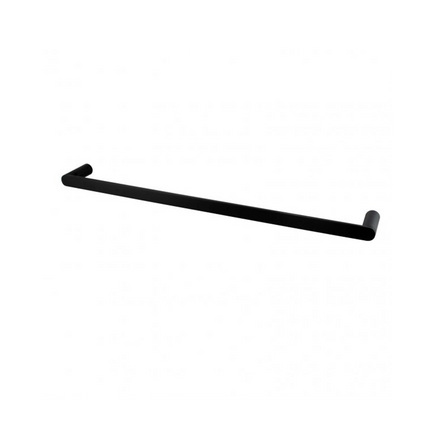 Hash Single Towel Rail 600mm Matt Black , Default Title