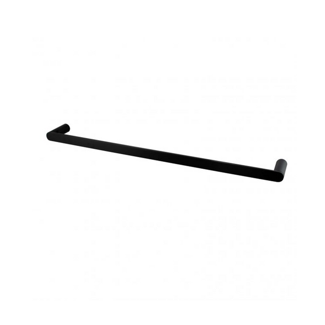 Hash Single Towel Rail 600mm Matt Black , Default Title