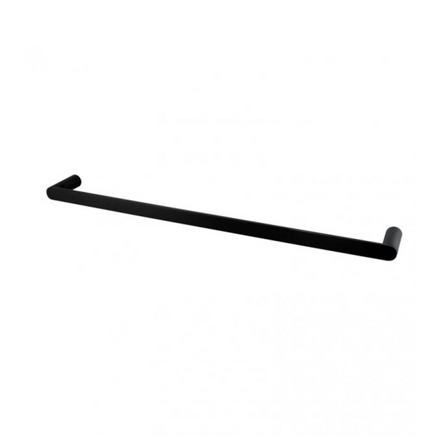 Hash Single Towel Rail 800mm Matt Black , Default Title