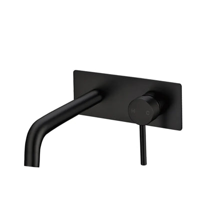 Bathroom Petra Bathtub Wall Mixer with Spout Black ,