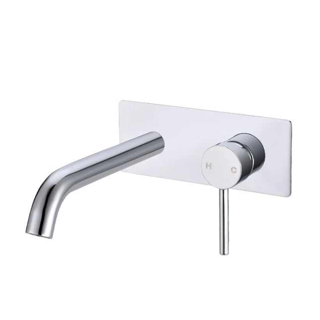 Bathroom Petra Bathtub Wall Mixer with Spout Chrome ,