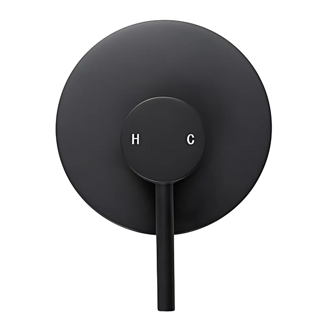 Bathroom Petra Shower Wall Mixer Black ,