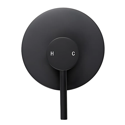 Bathroom Petra Shower Wall Mixer Black ,