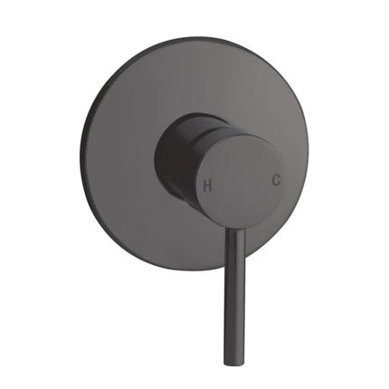 Bathroom Petra Shower Wall Mixer Gunmetal Grey ,