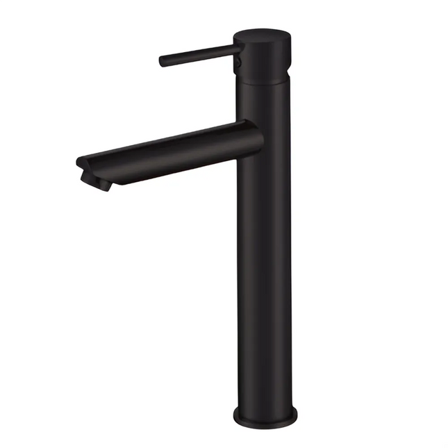 Bathroom Petra Series Tall Basin Mixer Black ,