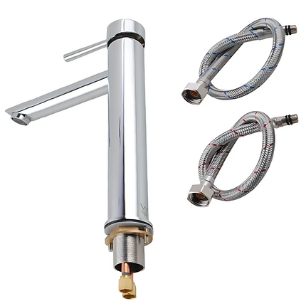 Bathroom Petra Series Tall Basin Mixer Chrome ,