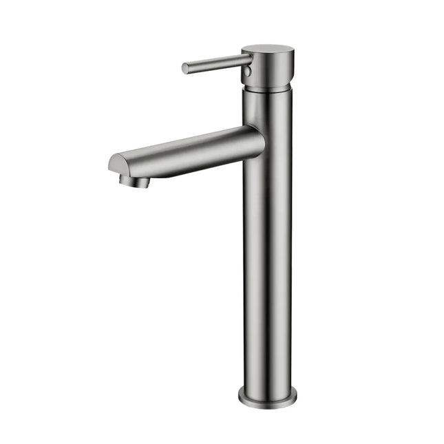 Bathroom Petra Series Tall Basin Mixer Brushed Nickel ,