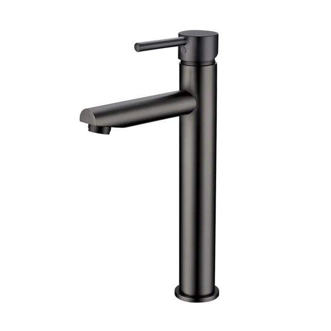 Bathroom Petra Series Tall Basin Mixer Gunmetal Grey ,