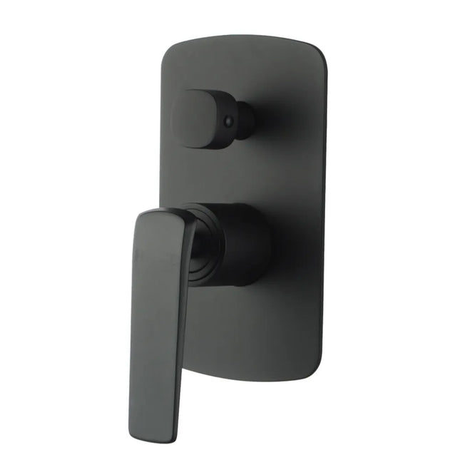 Black Bathroom Speranza Wall Mixer with Diverter ,