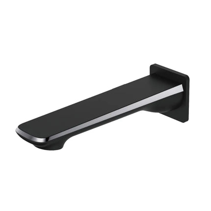 Bathroom Speranza Wall Bath Spout in Black Chrome ,