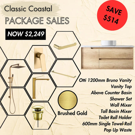 Bathroom Package Sale 02 Classic Coastal , 1200mm