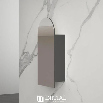 Anbi Arch Shaving Cabinet Matte Black 550X900X116 ,