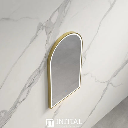 Anbi Arch Trio Colour Gold Frame LED Mirror 500X900X30 , Default Title