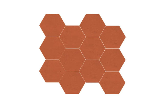 Mosaic Hexagon Breezy Coral Matt 265X305