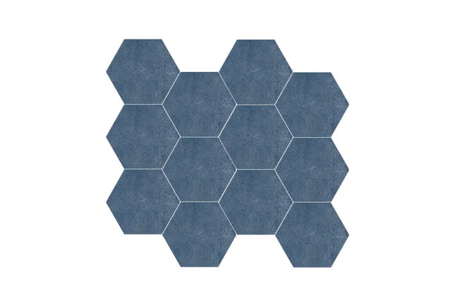 Mosaic Hexagon Breezy Navy Matt 265X305