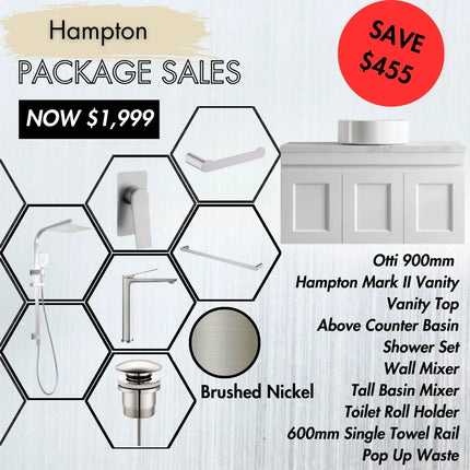 Bathroom Package Sale 04 Hampton , 900mm