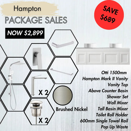 Bathroom Package Sale 04 Hampton , 1500mm