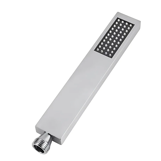 Add Square Brushed Nickel Hand Shower Head , Stick