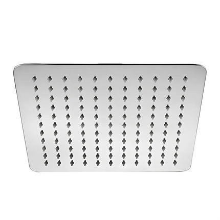 Add Square Shower Head 250mm Brushed Nickel , Round Edge