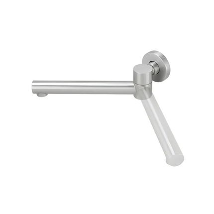 Round Bathtub/Basin Swivel Wall Spout Brushed Nickel ,