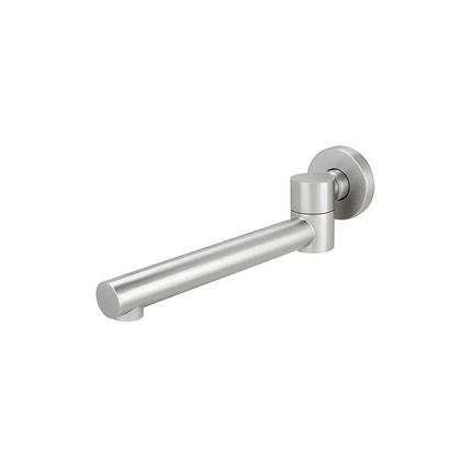 Round Bathtub/Basin Swivel Wall Spout Brushed Nickel ,