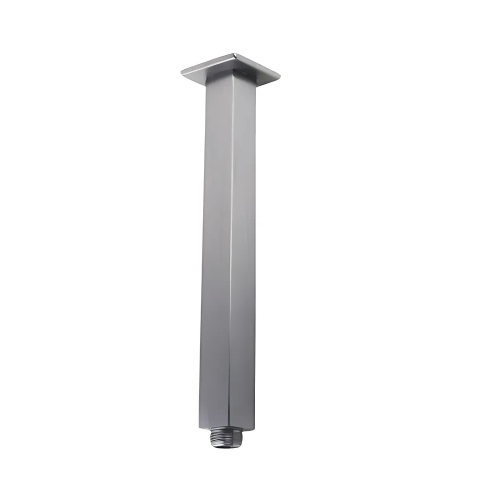 Square Ceiling Arm Shower Brushed Nickel , 200mm