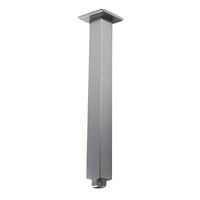 Square Ceiling Arm Shower Brushed Nickel , 300mm