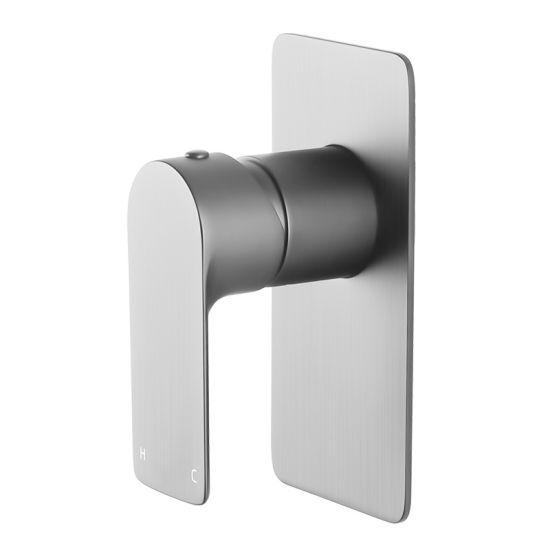 Vago Solid Brass Shower/Bath Wall Mixer Brushed Nickel ,