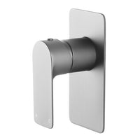 Vago Solid Brass Shower/Bath Wall Mixer Brushed Nickel ,