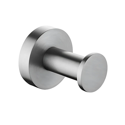 Louis Lever Robe Hook Brushed Nickel ,